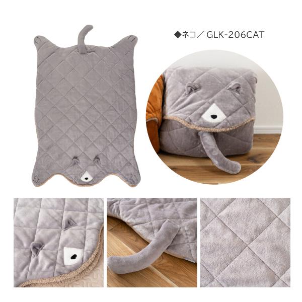 東谷 アニマルサンドクッション GLK-206 クッション 動物 猫 ネコ 熊