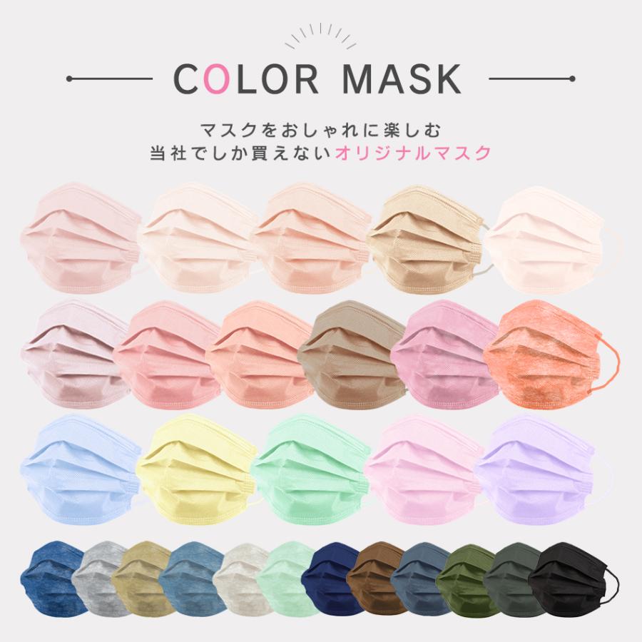 WEIMALL（ウェイモール） カラーマスク アソートセット 50枚入り 10枚