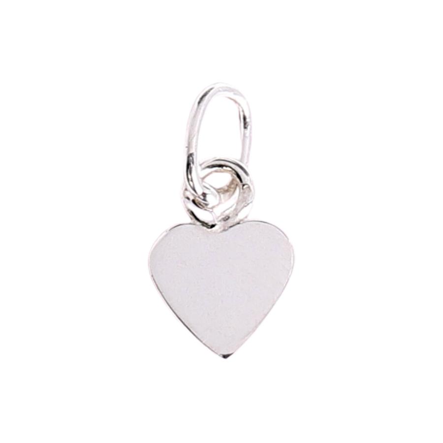 チャーム シルバー925製 ハート パーツ 小さめ 手芸 手作り クラフト