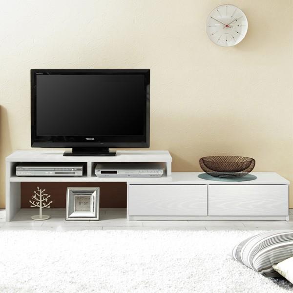 スライド式 テレビボード 形が変わる TVボード 新生活 : ピカイチ