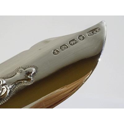 シルバーバターナイフ(17)菊花 マザーオブパール : ピナコテカ - 通販