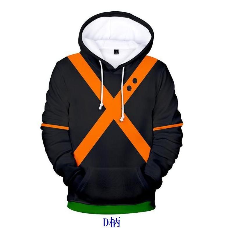 僕のヒーローアカデミア 風 ヒロアカ パーカー 長袖 緑谷出久 爆豪勝己