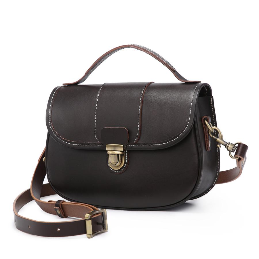 ショルダーバッグ ハンドバッグ 本革 牛革 ヌメ革 イタリアンレザー 斜