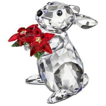 SWAROVSKI（スワロフスキー） 『ウサギとポインセチア』 1133620
