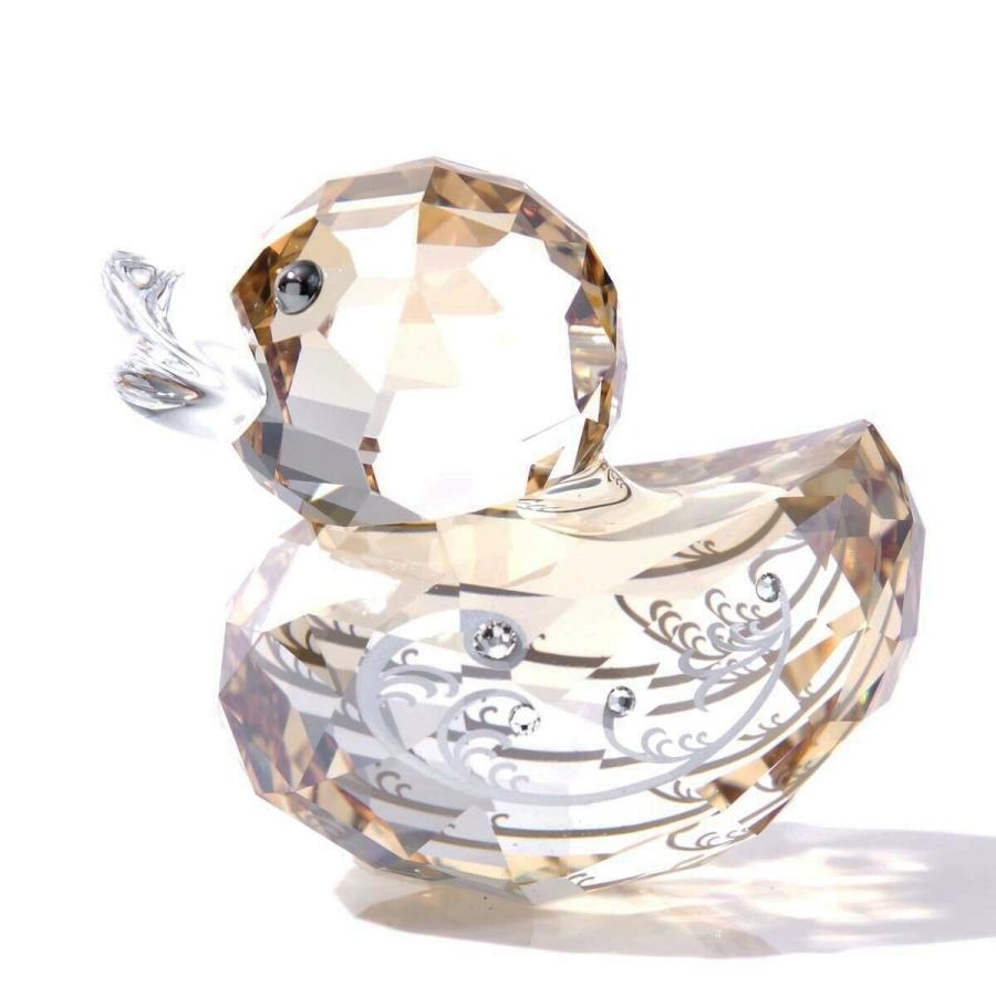 SWAROVSKI（スワロフスキー） 置物 鳥 HAPPY DUCK アヒル 5268841