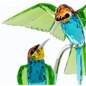 SWAROVSKI（スワロフスキー） 置物 クリスタル 『ハチクイ』 957128