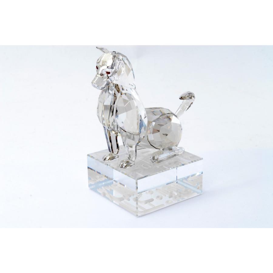 スワロフスキー Swarovski クリスタル 置物 犬 『Chinese Zodiac