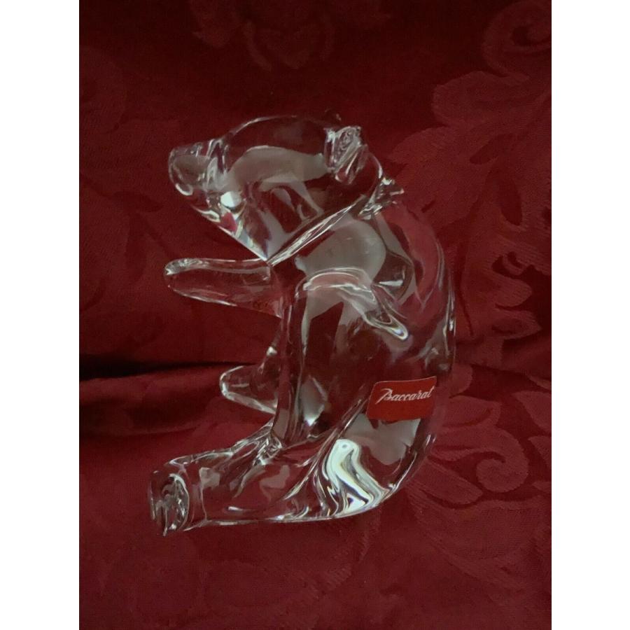 バカラ（Baccarat） 置物 ベア 熊 クリスタル フィギュリン