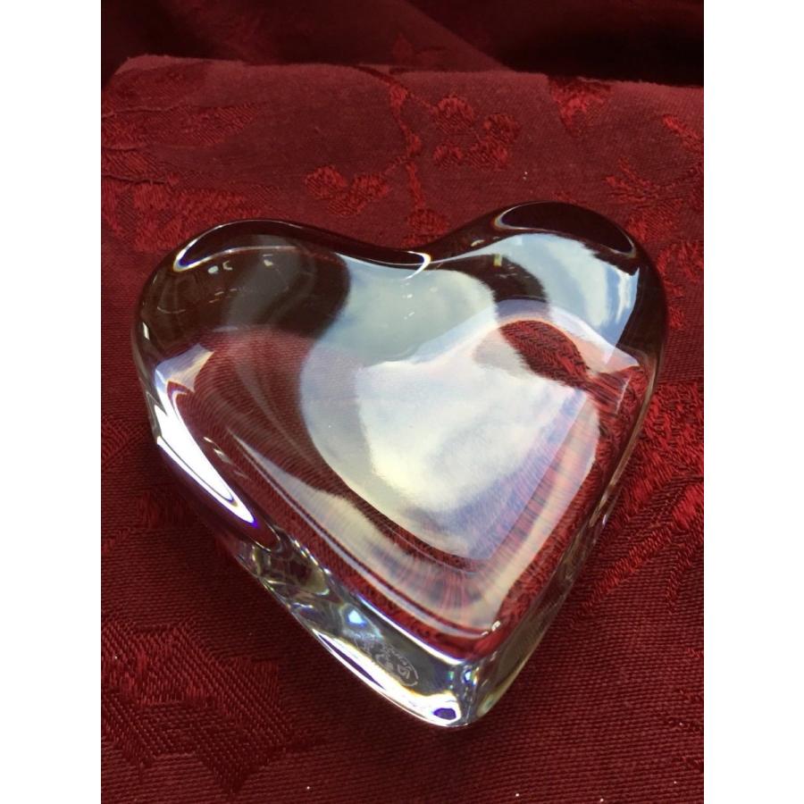 バカラ（Baccarat） ハート クリスタル ペーパーウェイト