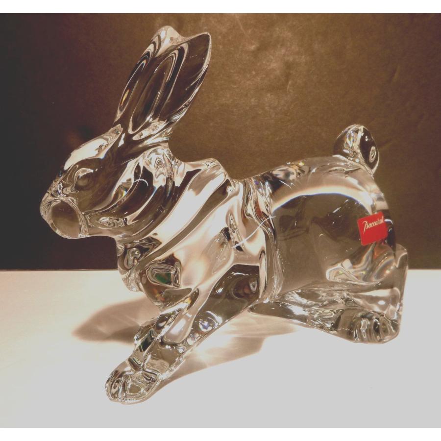 バカラ（Baccarat） 置物 歩くうさぎ ラビット クリスタル フィギュ