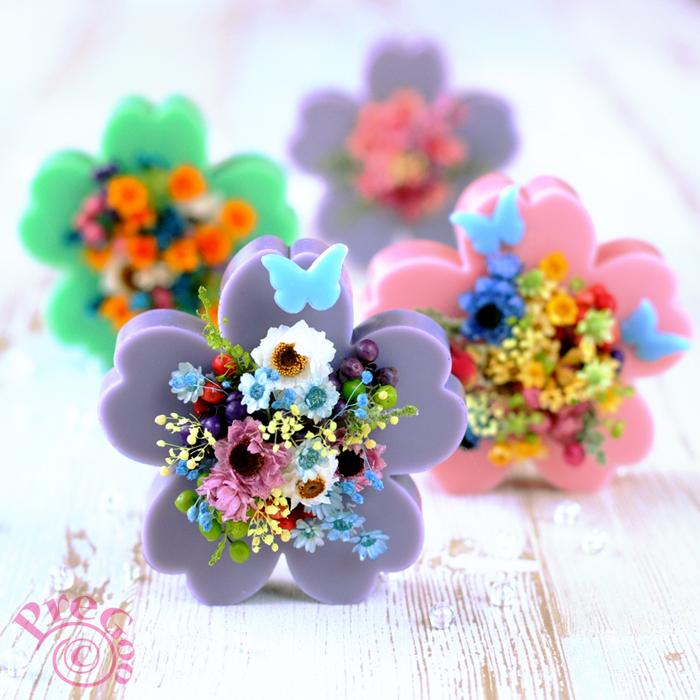 アロマ ワックス サシェ 用 シリコンモールド 置き型 サクラ桜 アロマ