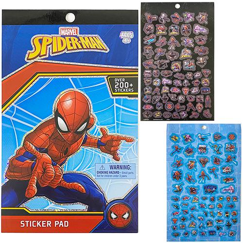 スパイダーマン ステッカーパッド 4シート 200個入り 17143 シール