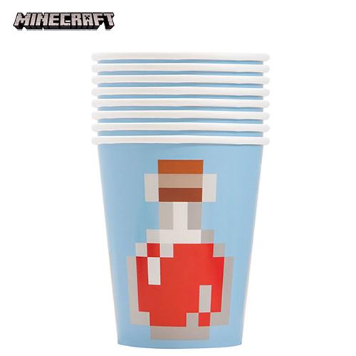 マインクラフト 紙コップ 9oz. (270ml) 8個入り 16038 マイクラ グッズ