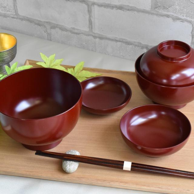 応量器（応量椀） 五つ組 漆塗り 入れ子のお椀セット キッチン 食器類