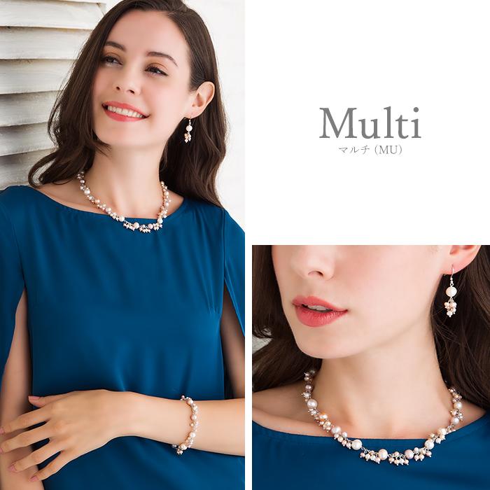 ネックレス ブレスレット ピアス セット 淡水パール : purepoche