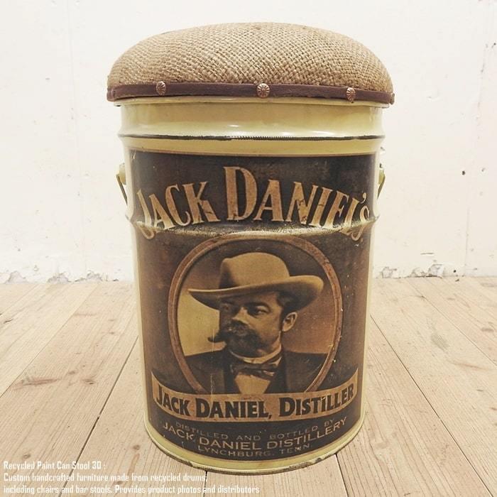 ペール缶 クッションスツール JackDaniel's [ジャックダニエル] 収納