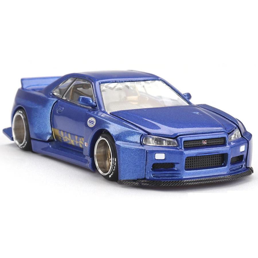 1/64 Nissan Skyline GT-R (R34) Kaido Works Shinjuku V2 クローズ