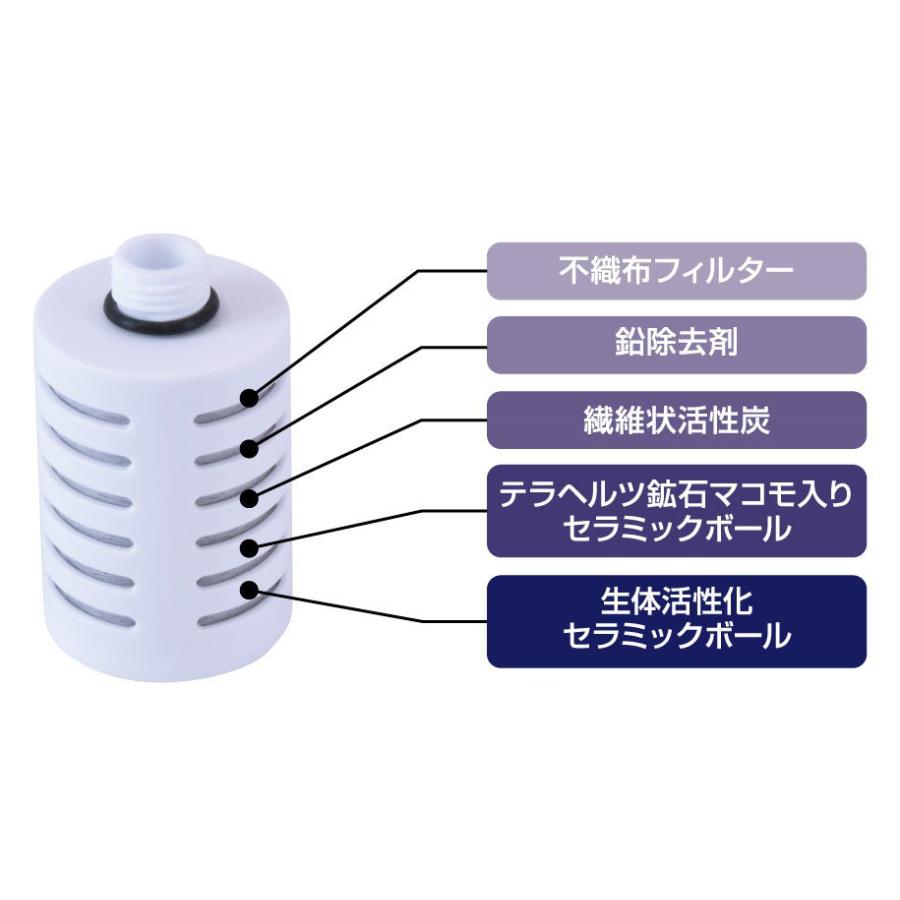 ガイアの水135 ガイアライトボトル プッシュ型浄水ボトル（水筒型