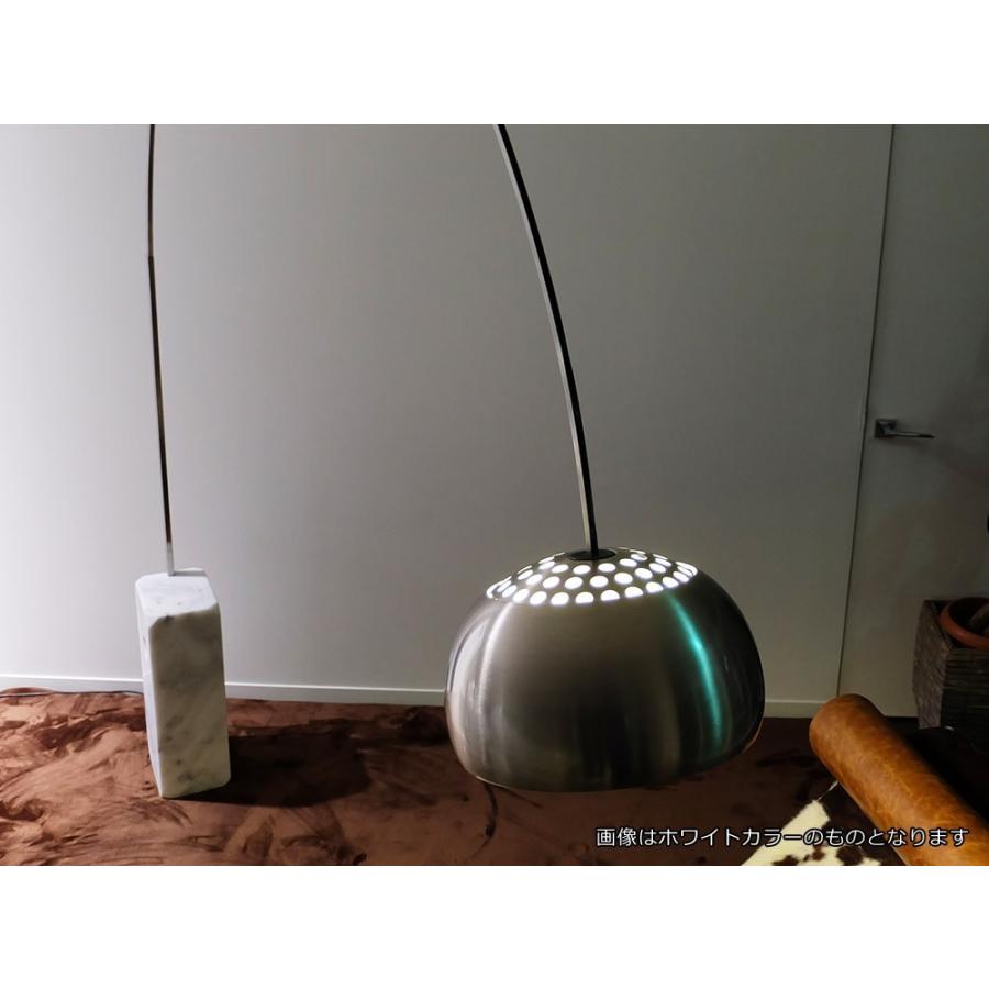 アルコランプ ブラック フロアライト 天然大理石 LED電球対応 フロア