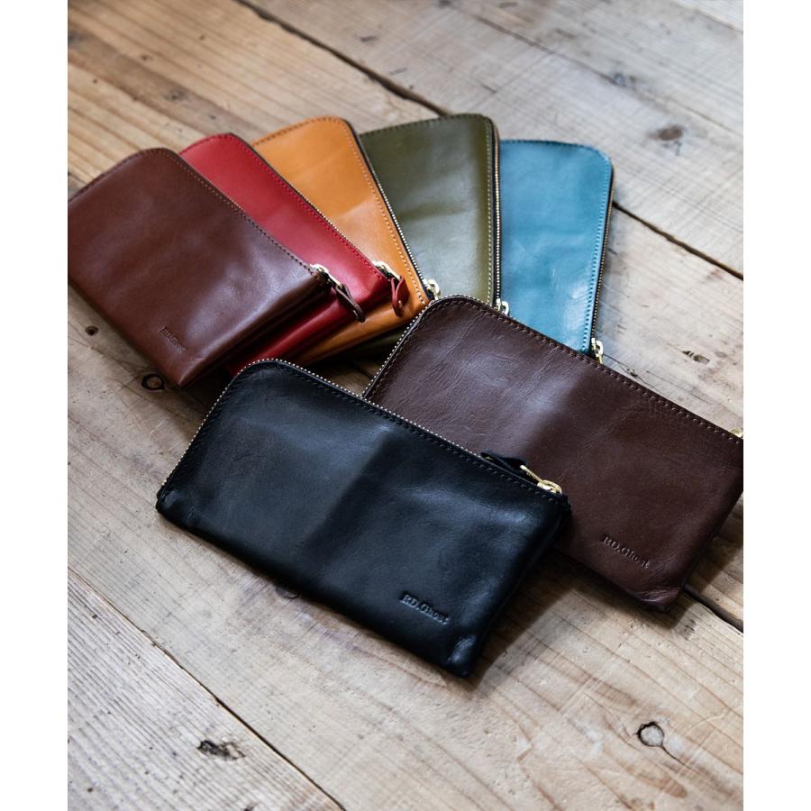 長財布 ロングウォレット 栃木レザー クラフト L字ファスナー ミモザ