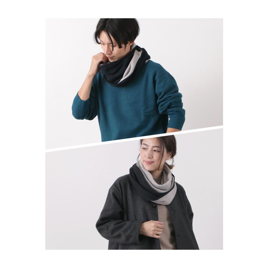 ROCOCO（ロココ） 別注 2トーン スヌード リバーシブル 今治マフラー