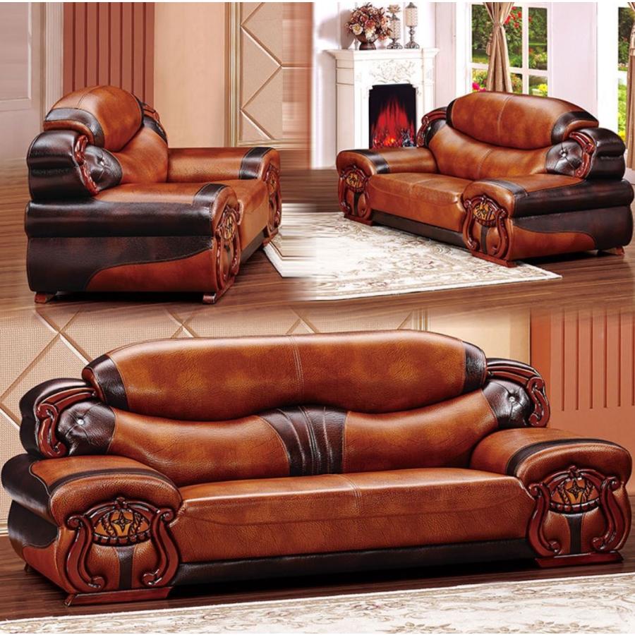 2/25まで最大15％お値引！条件は要問い合わせ！牛本革高級ソファセット