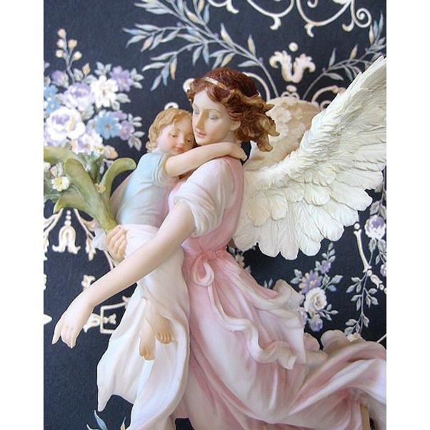 セール！即納！赤ちゃんを抱いた、守護天使 彫像 カトリック