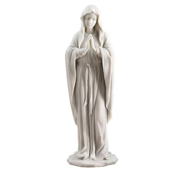 セール！即日納品！ 大理石風 聖母マリア像 彫像 彫刻高さ 約29cm