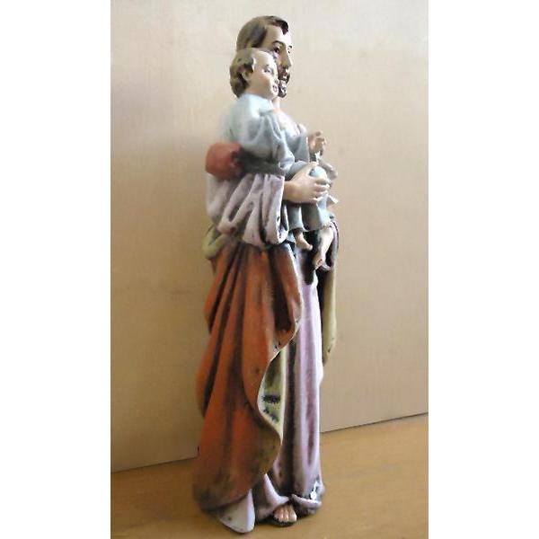 聖ヨセフと神の御子イエス・キリスト像/ カトリック教会 祭壇 洗礼