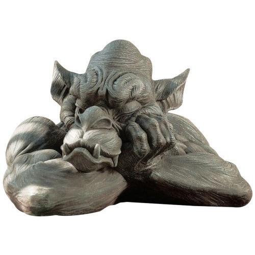 腕組みする、ゴリアット ガーゴイル彫刻 彫像/ 守護モンスター 中世