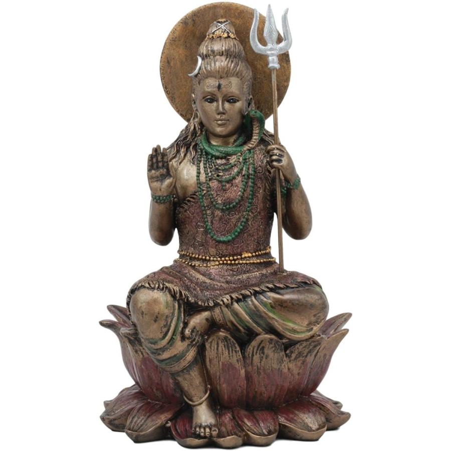 ヒンドゥー教の最高神 シヴァ（シバ）神「大自在天」 彫像 彫刻/ 世界