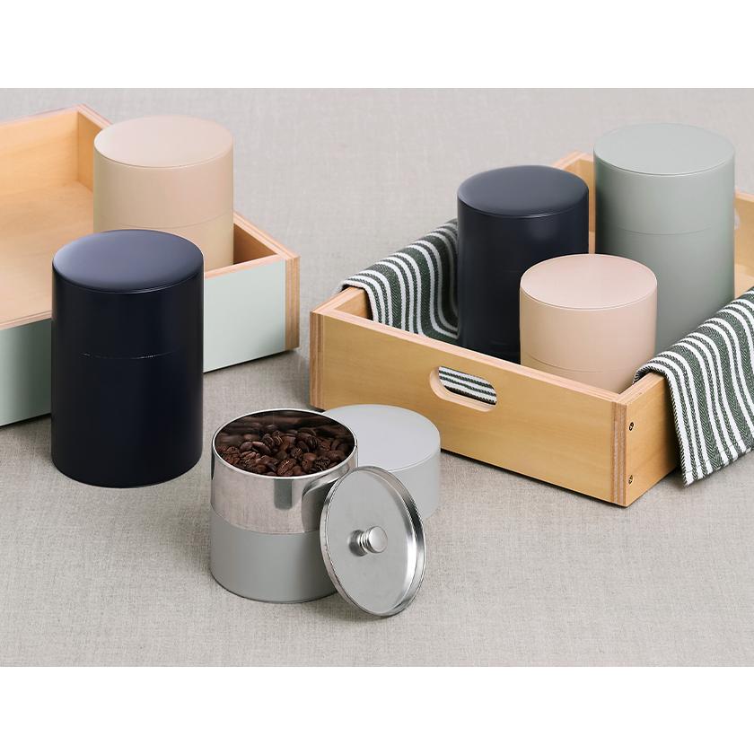 MOHEIM TIN CANISTER S 特典付き キャニスター 保存缶 蓋付き コーヒー