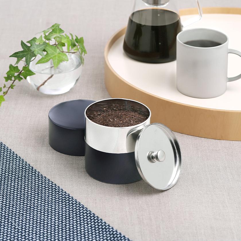 MOHEIM TIN CANISTER S 特典付き キャニスター 保存缶 蓋付き コーヒー