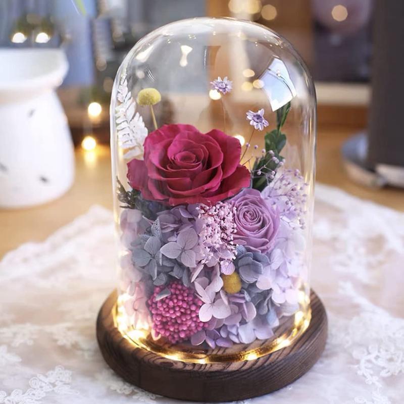 ドライフラワー プリザーブドフラワー ボックスプセント 人気 ローズ