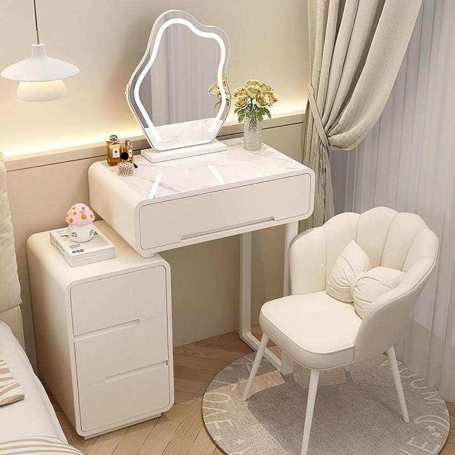 ドレッサー 女優ミラー オシャレ 割引キャンペーン 白 北欧風 鏡台