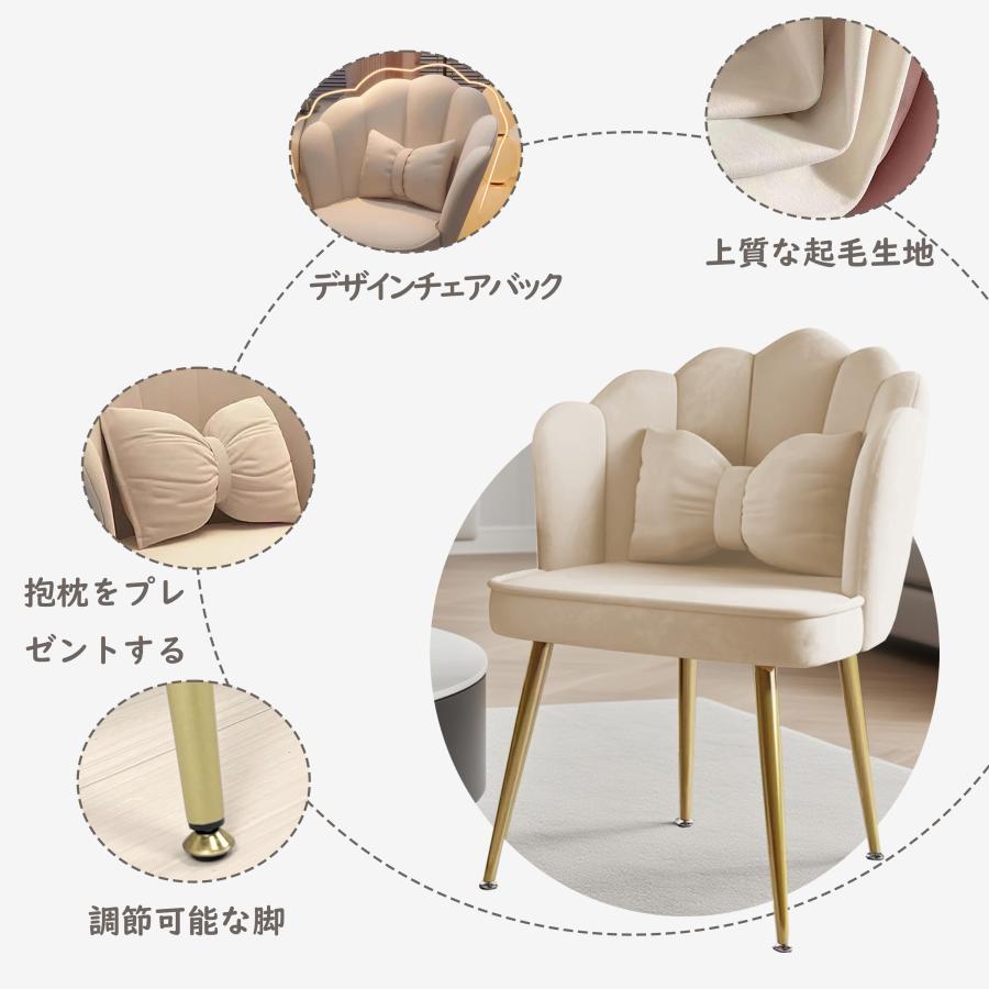 ダイニングチェア ワイドチェアー グレー ソファチェア ベロア