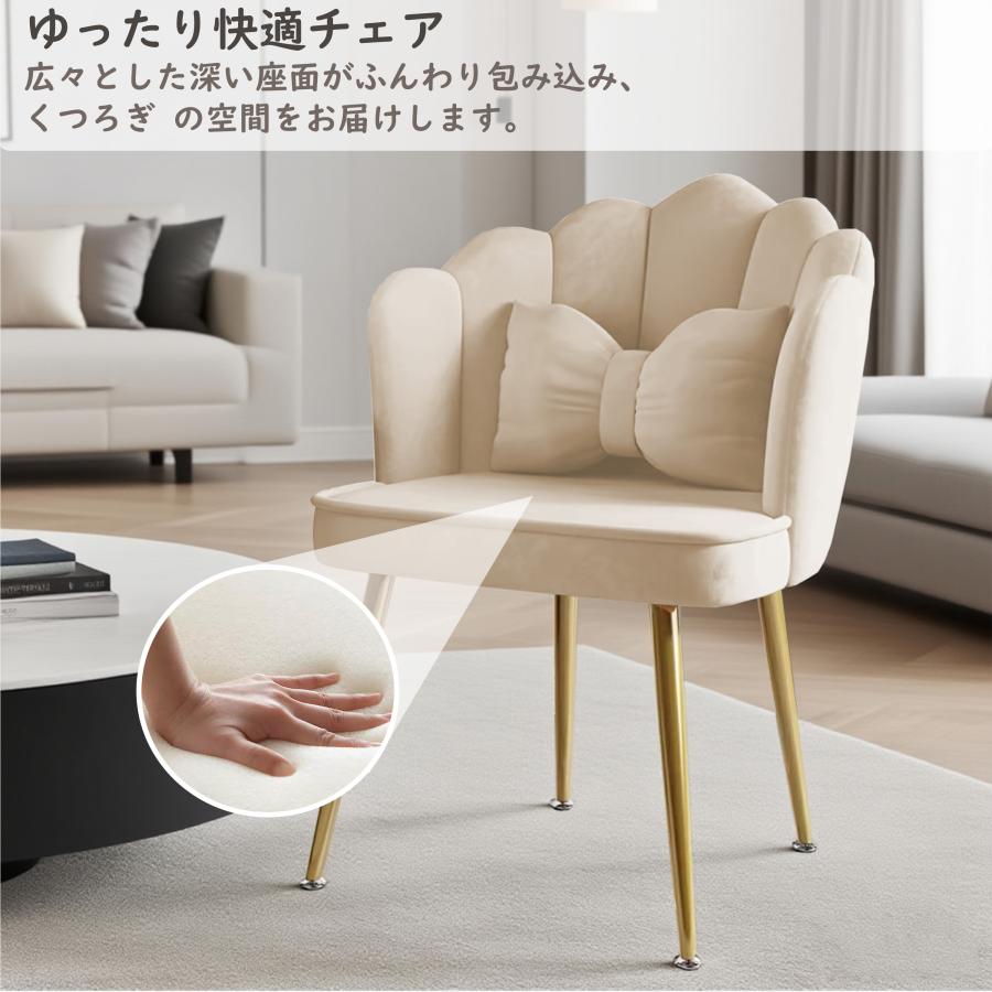 ダイニングチェア ワイドチェアー グレー ソファチェア ベロア