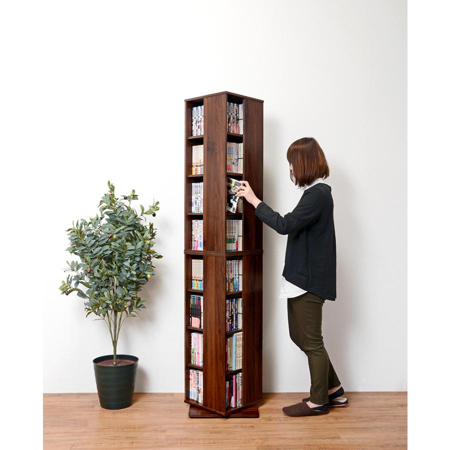 HAGiHARA（萩原） 本棚 大容量 おしゃれ ナチュラルモダン cdラック