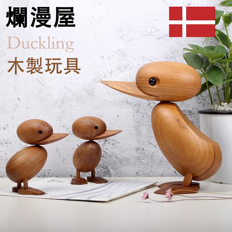 置き物 木製 アヒル オブジェ インテリア 高品質 人形 雑貨 動物