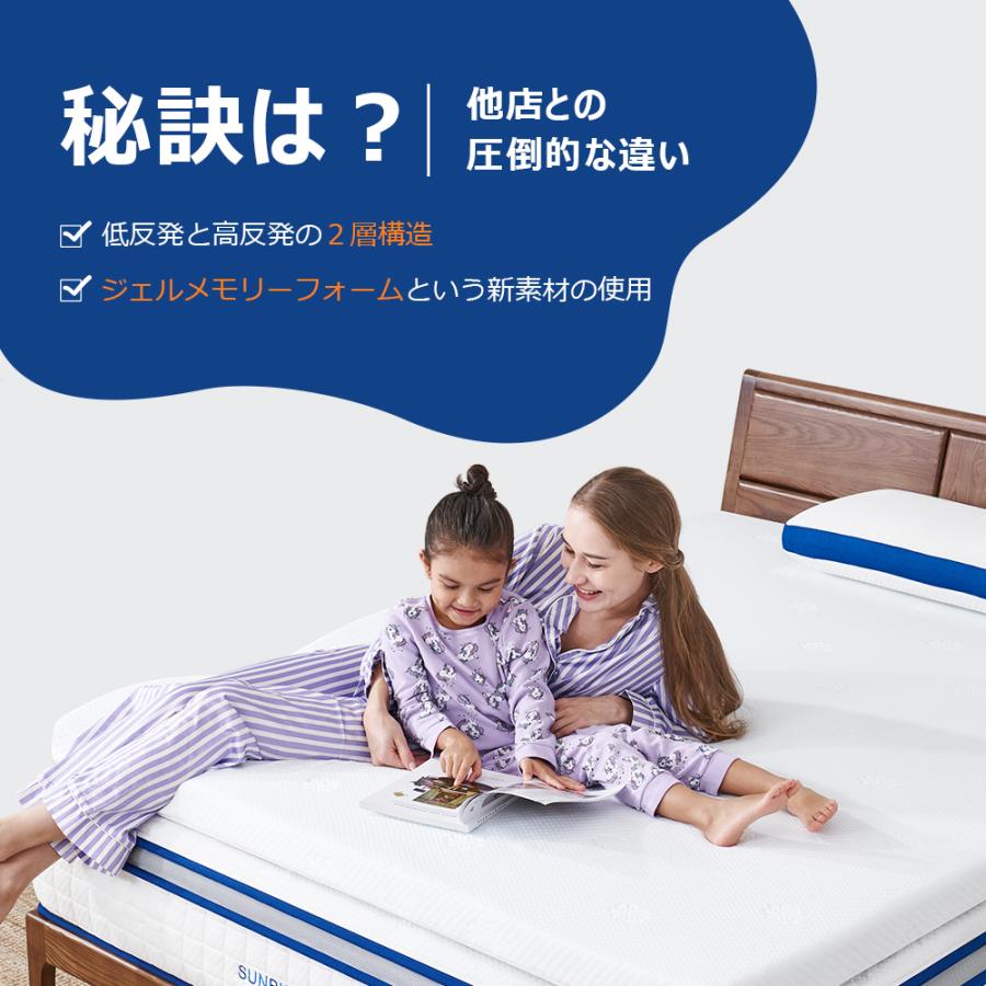 マットレス シングル 腰痛 高反発マットレス 低反発マットレス 2層構造