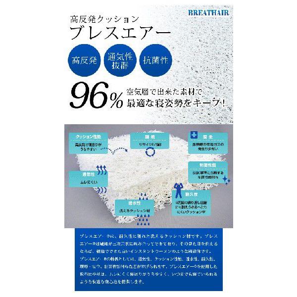 東洋紡 ブレスエアー 中芯 厚さ40mm 硬め シングルサイズ 専用COOL