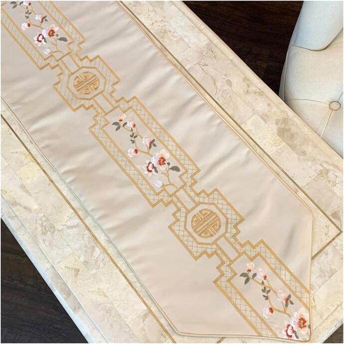 シノワズリ テーブルランナー 210cm テーブルセンター クラシック