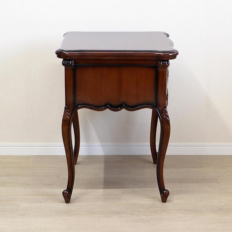 マホガニー サイドテーブル クラシック アンティーク シンプル