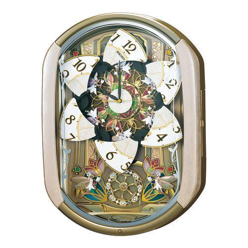 SEIKO からくり ウェーブシンフォニー 電波 掛時計 RE567G : 時計と