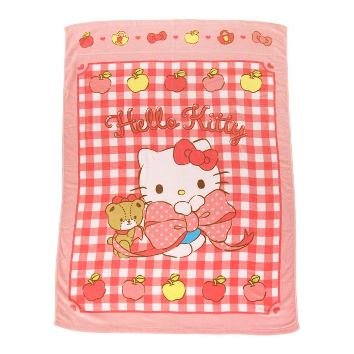 ハローキティ お昼寝ケット 85×115cm タオルケット 綿100