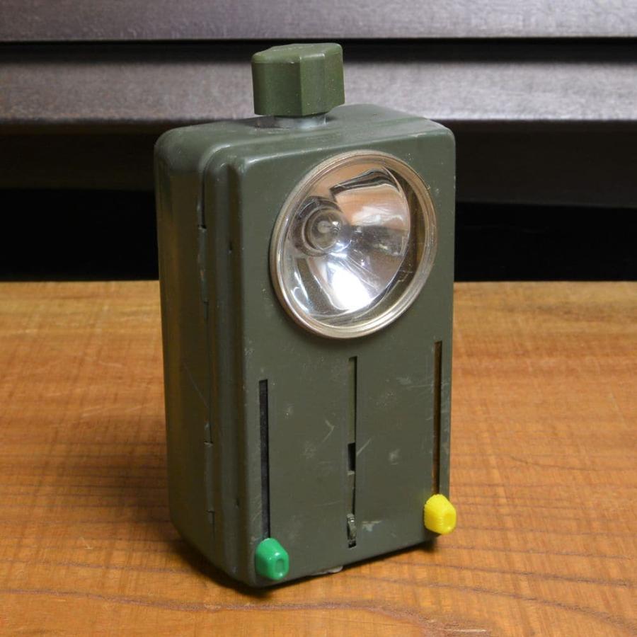 ドイツ軍放出品 シグナルライト 懐中電灯 カラーフィルター付き