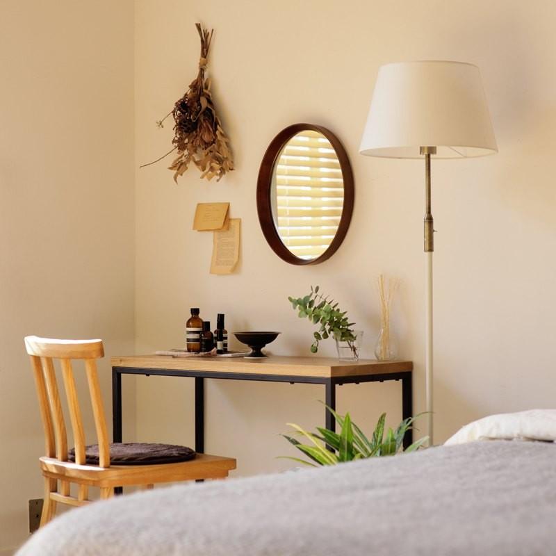 ミラー 鏡 壁掛け KURVE 卓上 北欧 ナチュラル ヴィンテージ オーバル