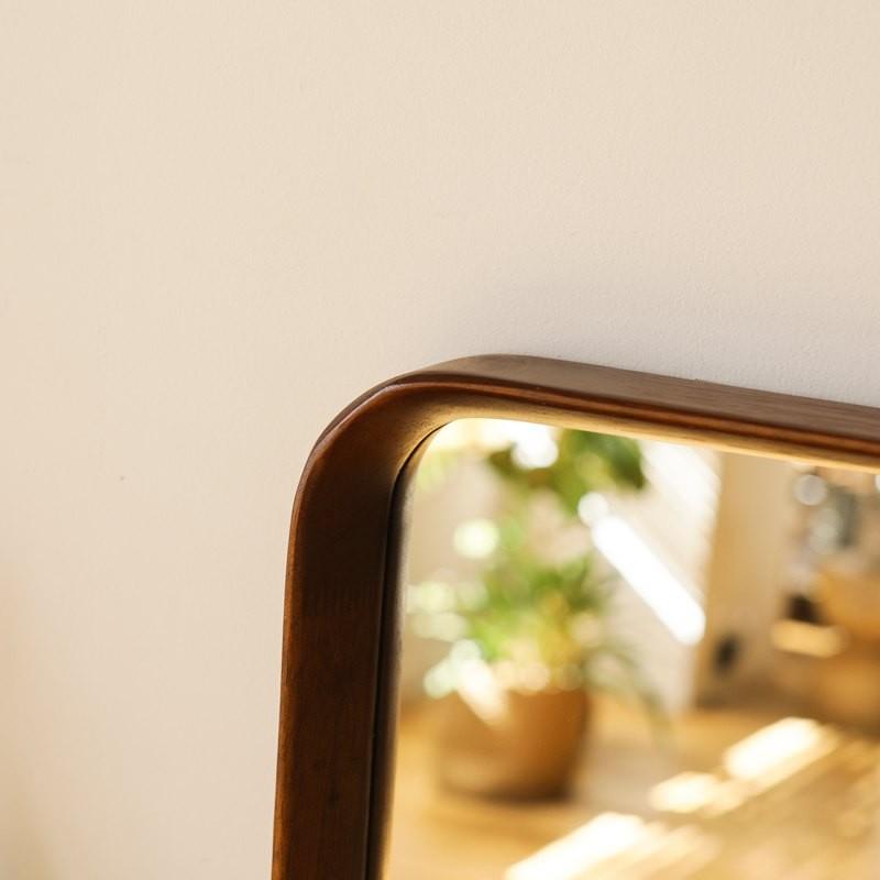 ミラー 鏡 全身鏡 全身ミラー KURVE 姿見 壁掛け 北欧 ナチュラル