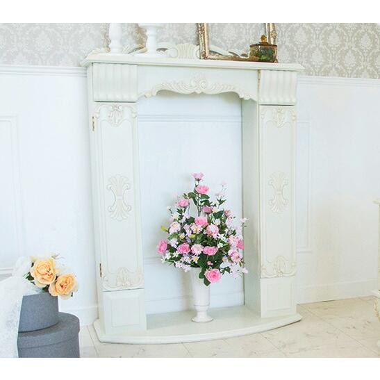 アンティーク調マントルピース 幅80 猫脚プリンセスシリーズ 手彫り