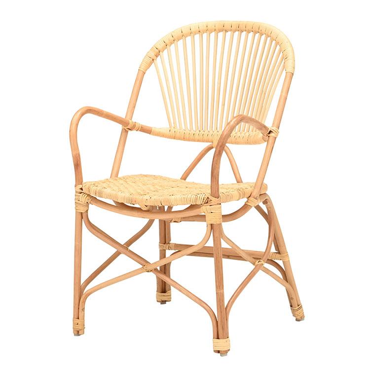 定番 ラタンチェア 1人掛け 完成品 1人用 1P チェア 椅子 いす